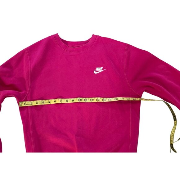 Nike Mens XS Fuchsia Crewneck Sweatshirt Pink Casual Pullover - Picture 5 of 9